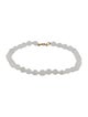 Bracelet 14K Quartzite Bead Bracelet