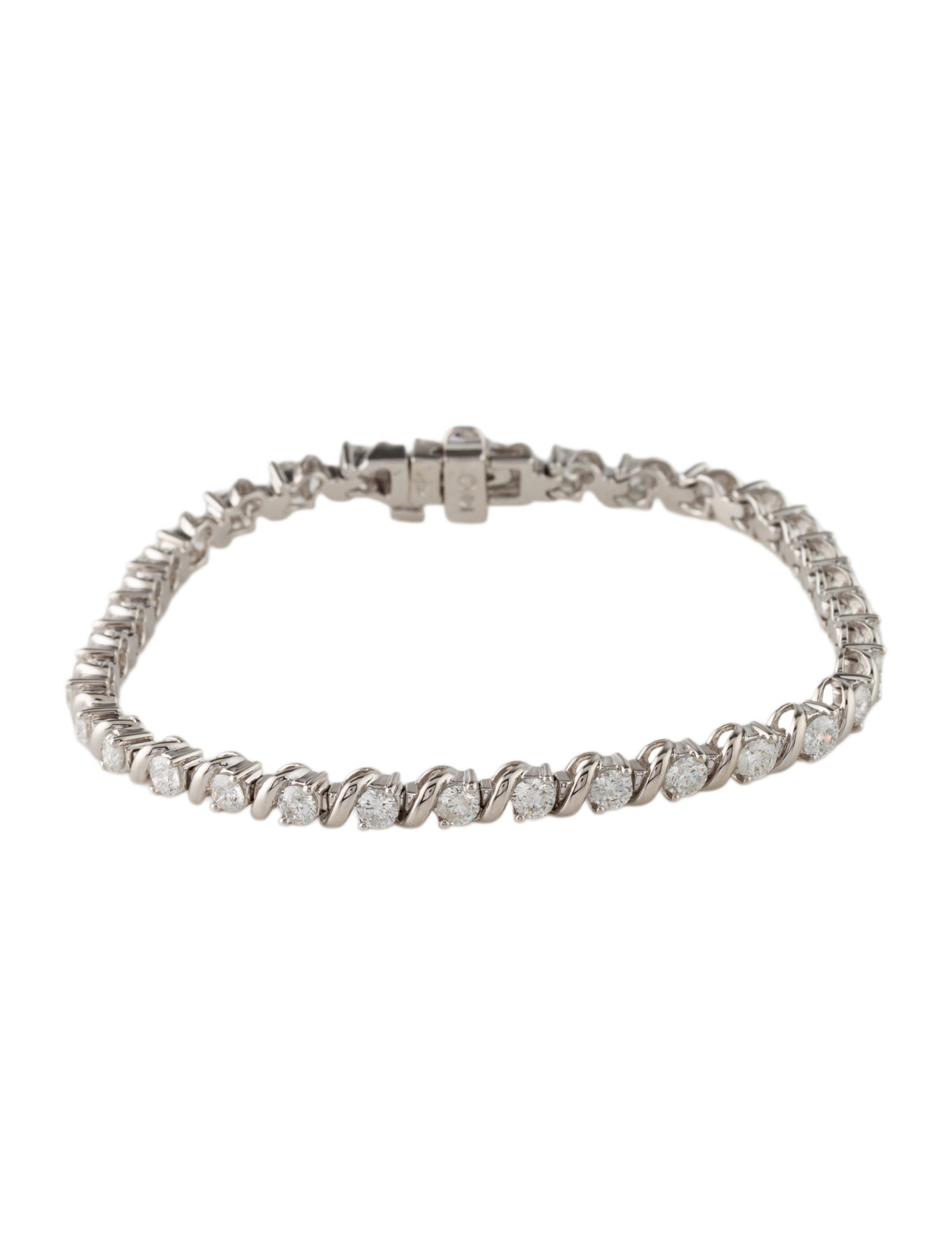 Bracelet 14K 3.75ctw Diamond Tennis Bracelet
