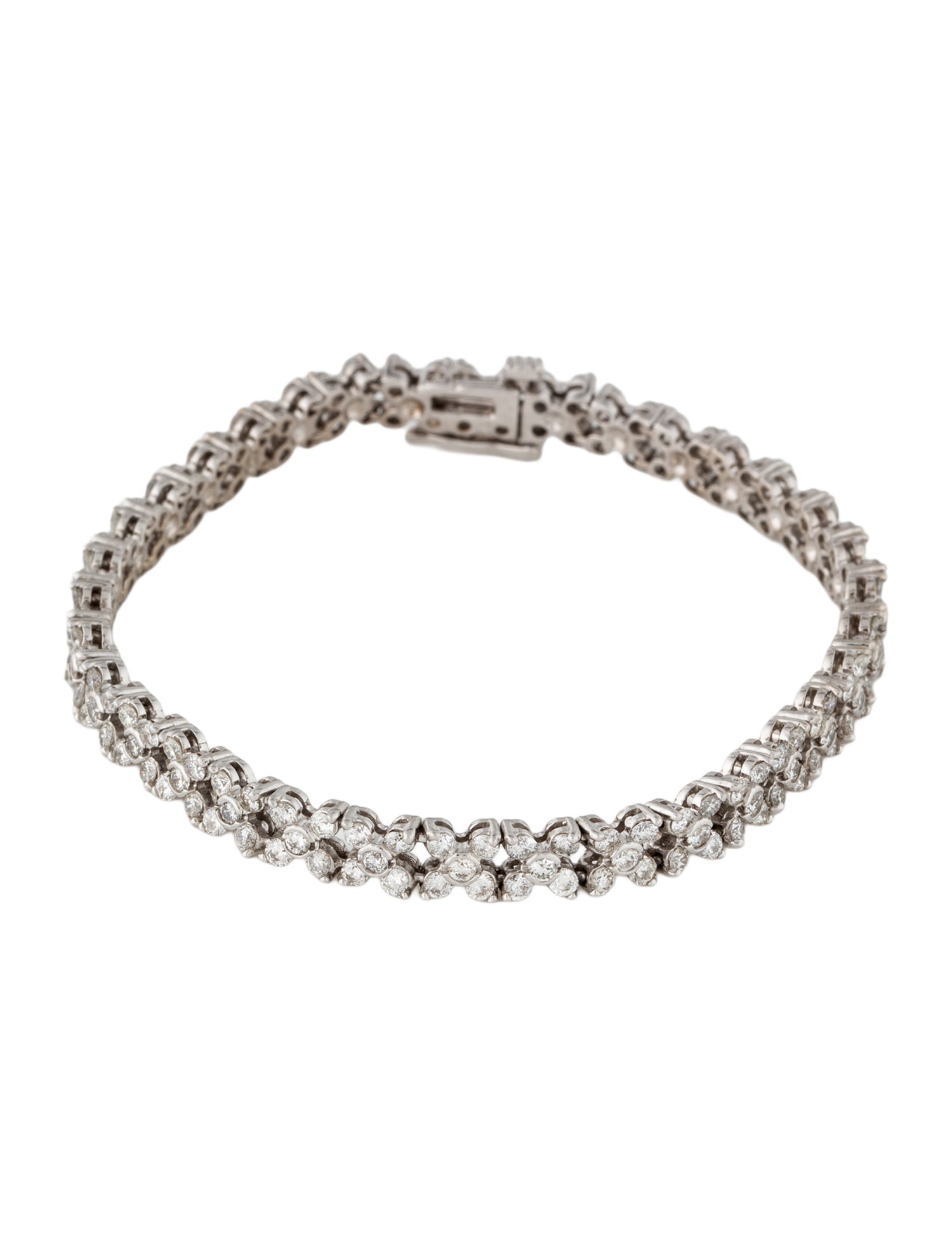 Bracelet 14K 4.00ctw Diamond Endless 'XO'