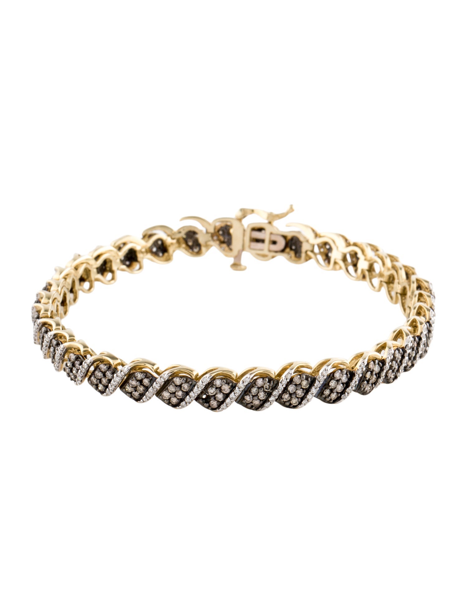 Bracelet 14K 2.37ctw Diamond Link Bracelet