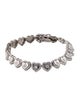 Bracelet 14K 4.18ctw Lab-Grown Diamond Heart Link Bracelet