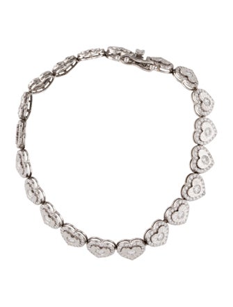 Bracelet 14K 4.18ctw Lab-Grown Diamond Heart Link Bracelet