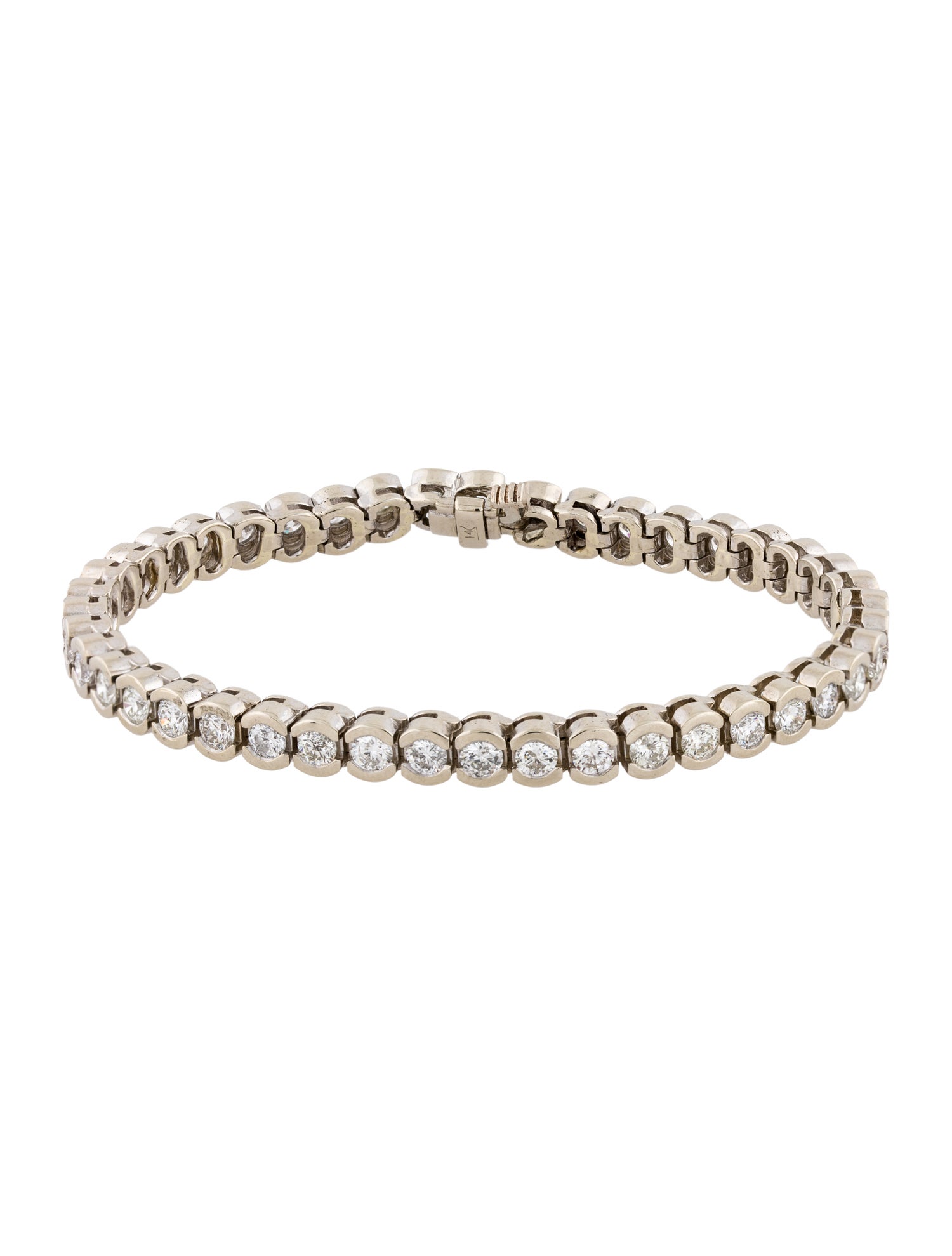Bracelet 14K 6.18ctw Diamond Tennis Bracelet