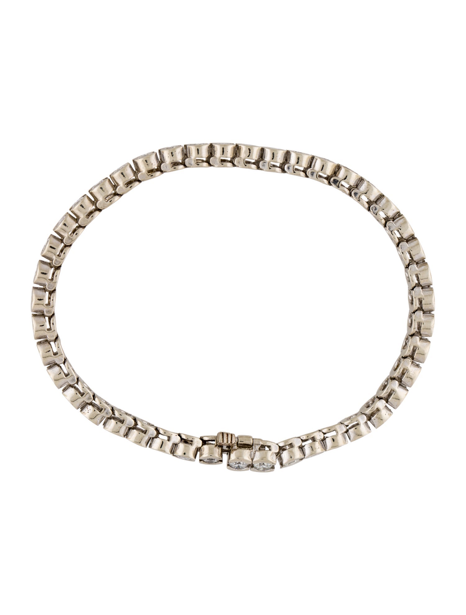 Bracelet 14K 6.18ctw Diamond Tennis Bracelet