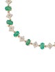 Bracelet 14K Emerald & Sapphire Link Bracelet