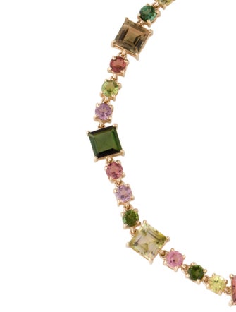 Bracelet 14K Tourmaline Station Bracelet