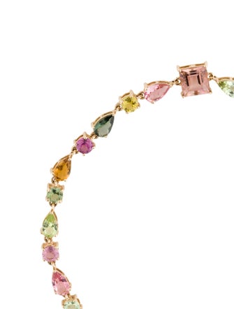 Bracelet 14K 4.48ctw Tourmaline Link Bracelet