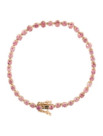 Bracelet 14K 4.25ctw Tourmaline Link Bracelet