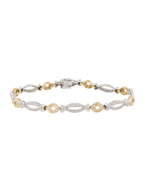 Bracelet 14K 1.04ctw Diamond Link Bracelet