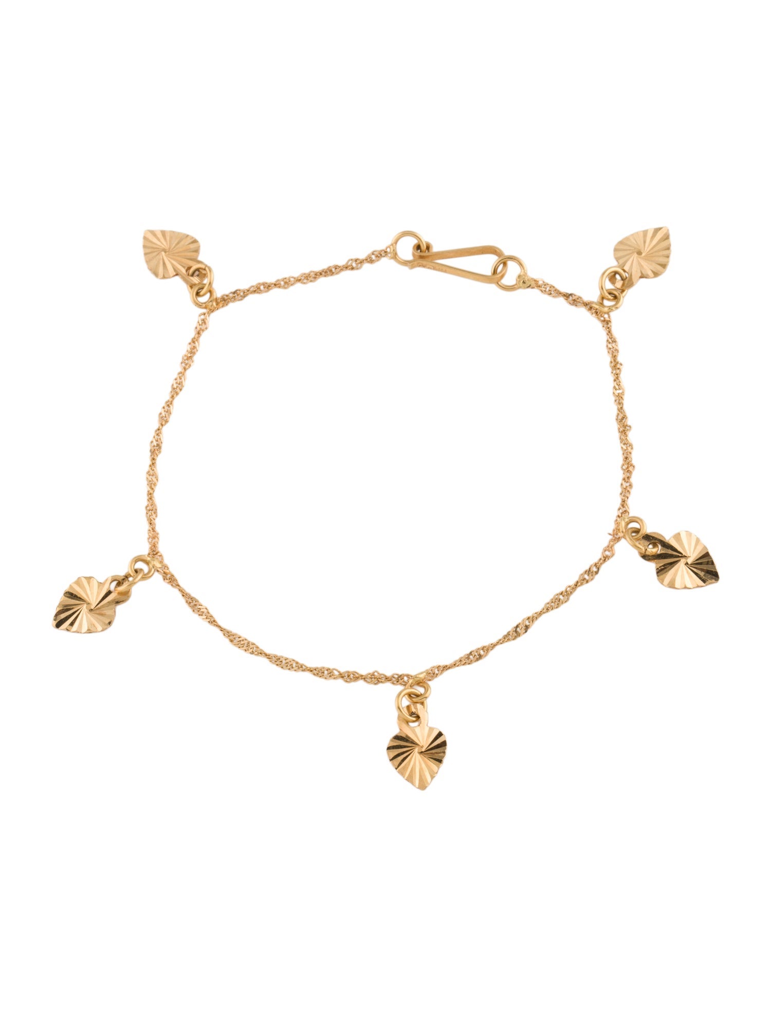 ◆SAINT LAURENT◆Cassandre Rhinestone Cham Bracelet◆ CASSANDRE charm bracelet in metal and rhinestone | Saint