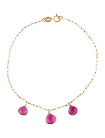 Bracelet 14K Tourmaline Station Bracelet