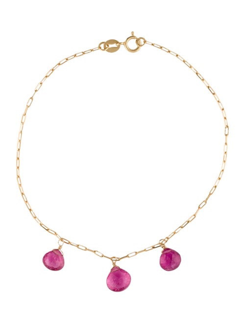 Bracelet 14K Tourmaline Station Bracelet