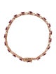 Bracelet 14K 9.50ctw Ruby & Diamond Link Bracelet