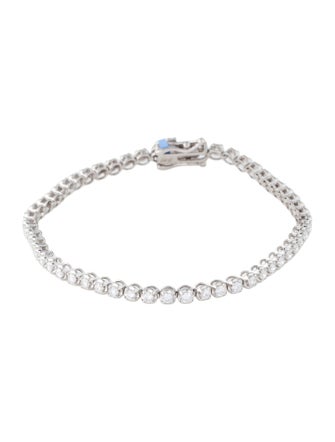 Bracelet 14K 2.00ctw Lab-Grown Diamond Tennis Link Bracelet