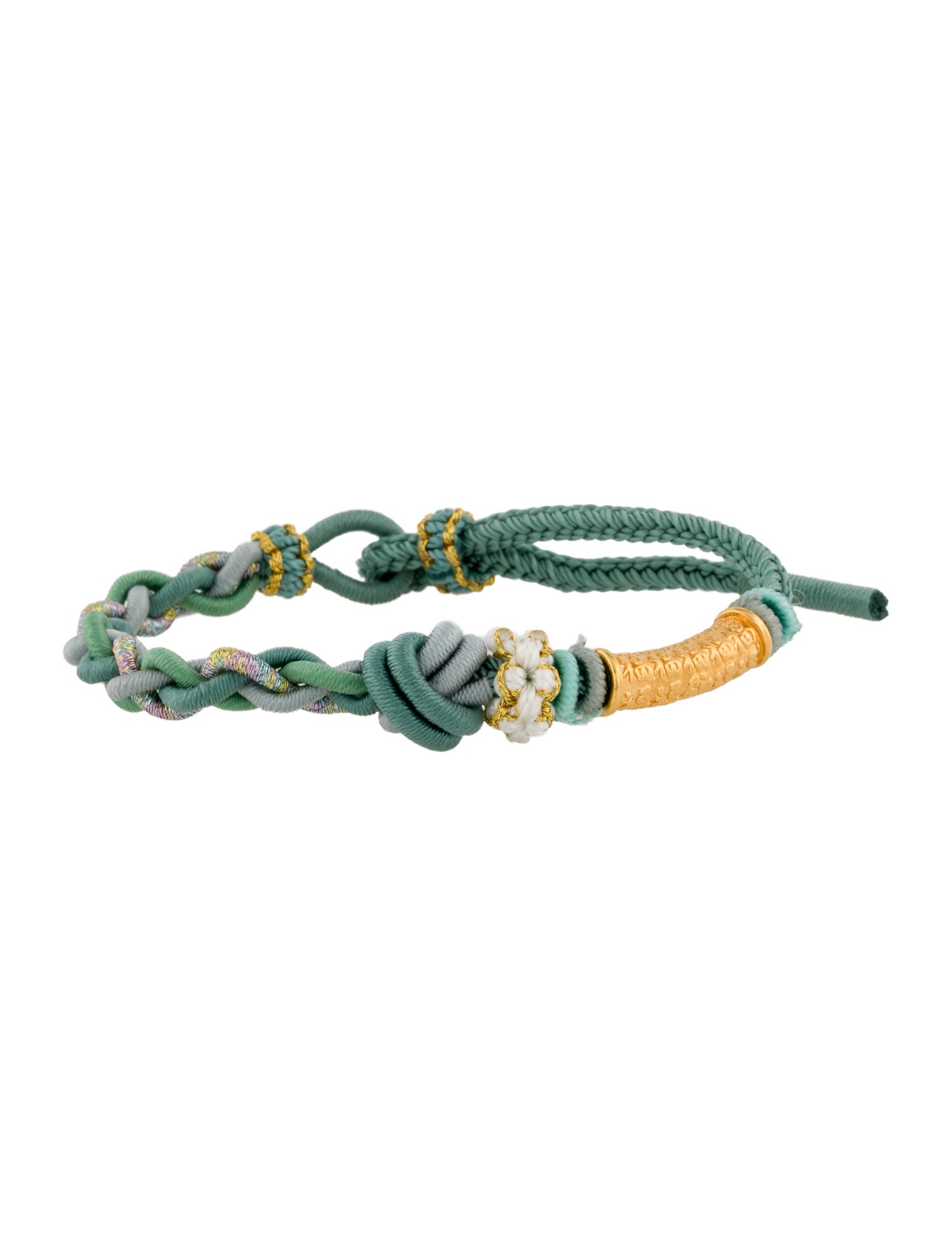 Bracelet 24K Blessing Tube Adjustable Wrap Bracelet