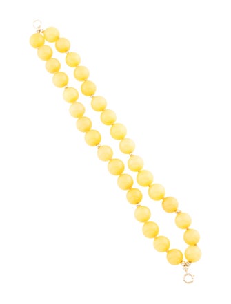 Bracelet 14K Dyed Quartzite Bead Bracelet