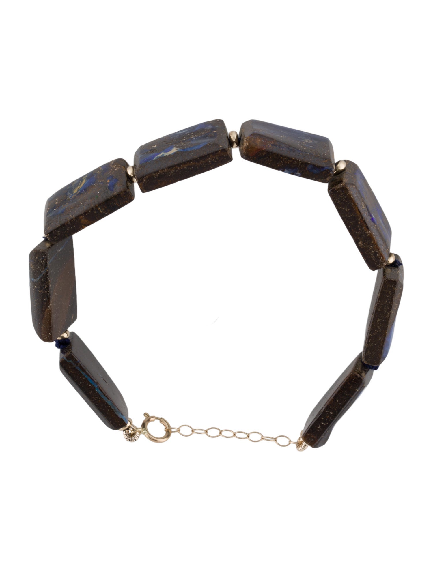 Bracelet 14K Boulder Opal Bead Bracelet