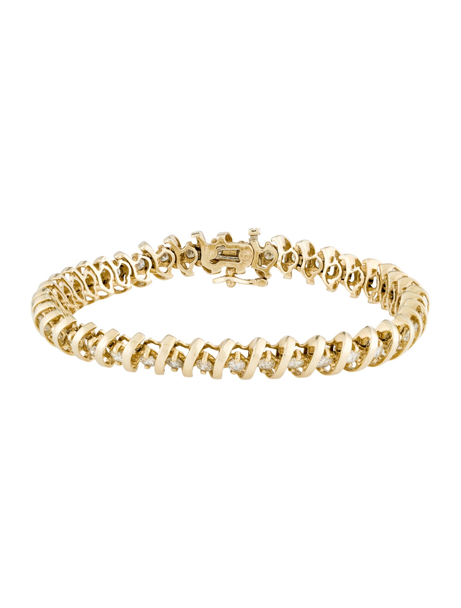 Bracelet 14K 4.92ctw Diamond Tennis Bracelet