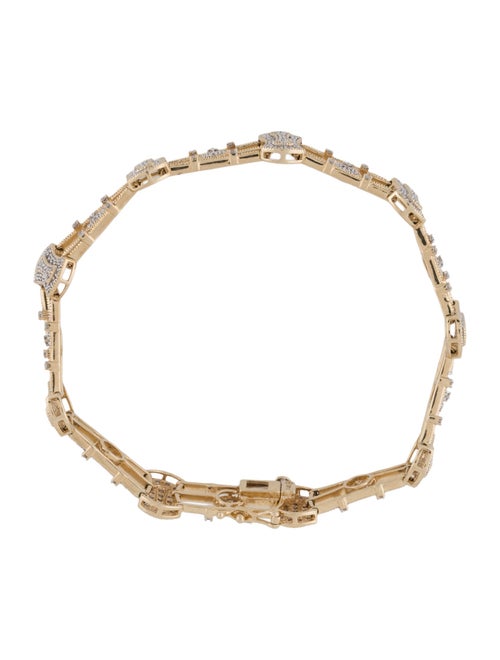 Bracelet 14K Diamond Station Bracelet