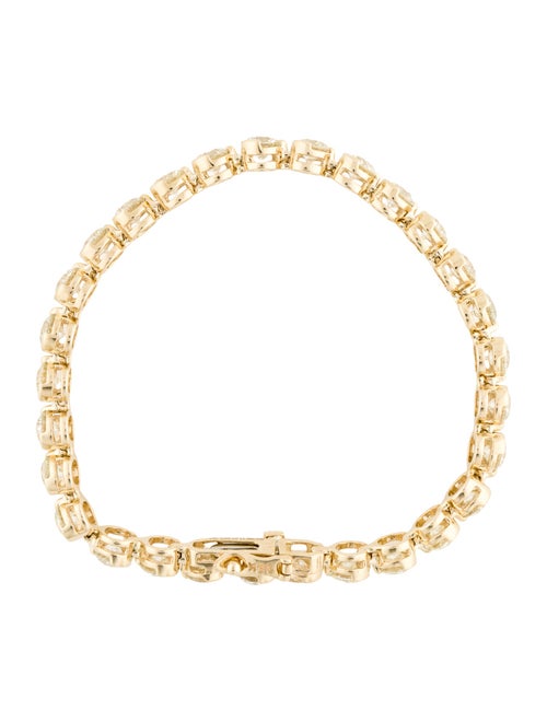 Bracelet 14K 11.36ctw Diamond Tennis Link Bracelet