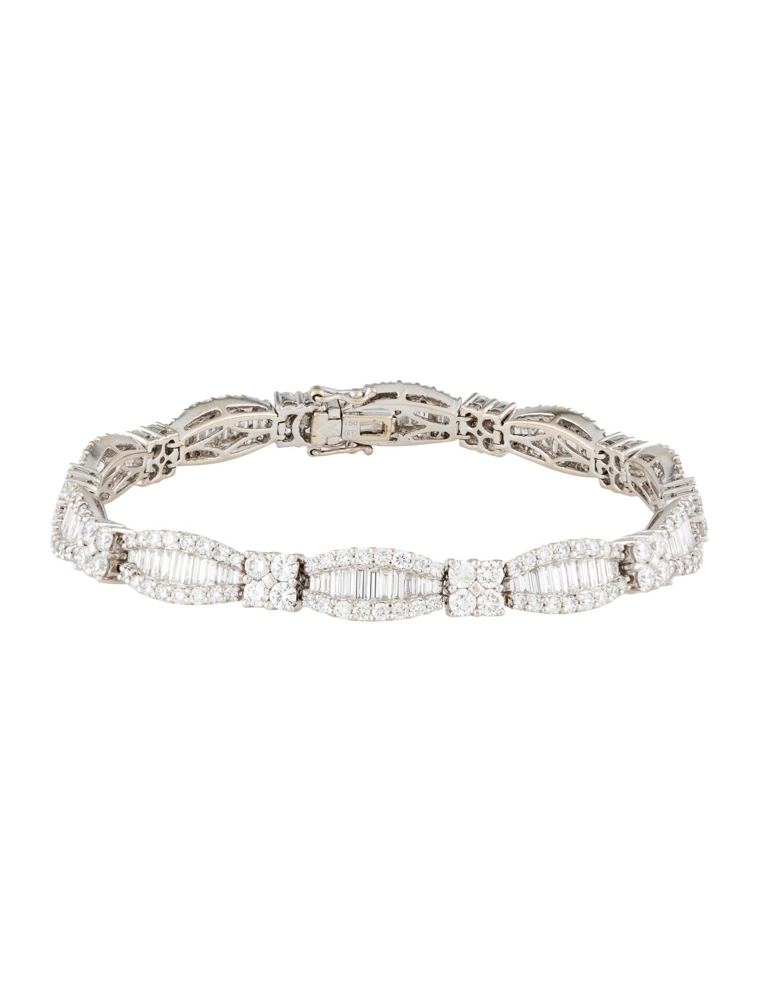 Bracelet 18K 6.80ctw Diamond Link