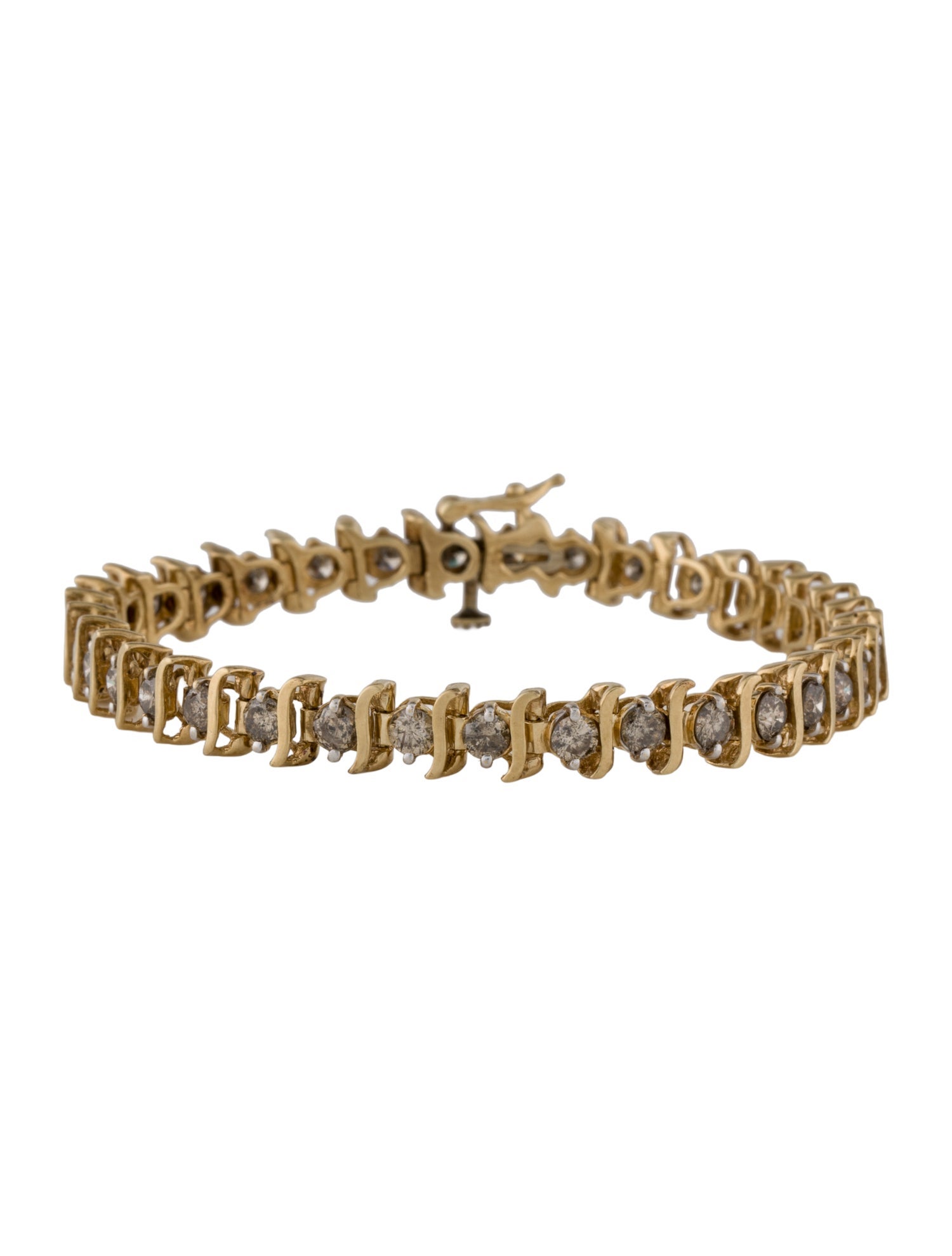 Bracelet 14K 4.44ctw Diamond Link