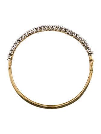 Bracelet 14K Diamond Bangle Bracelet