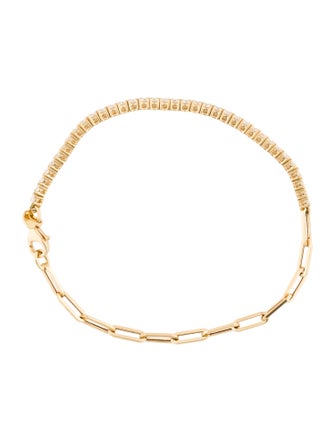 Bracelet 18K 1.08ctw Diamond Link Bracelet