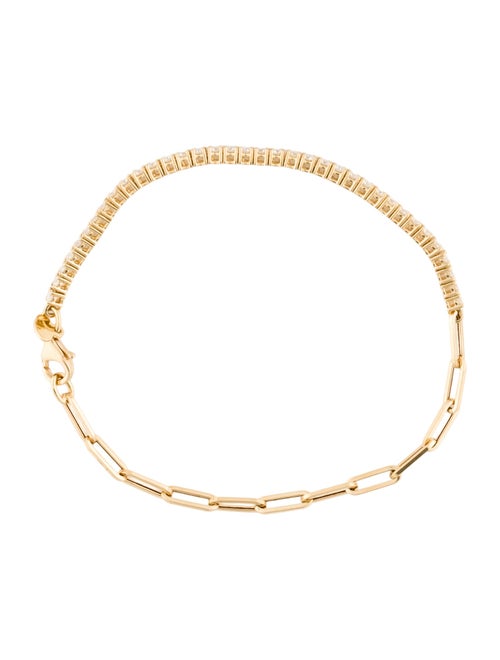 Bracelet 18K 1.08ctw Diamond Link Bracelet