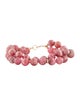 Bracelet 14K Rhodochrosite Double Strand Bracelet