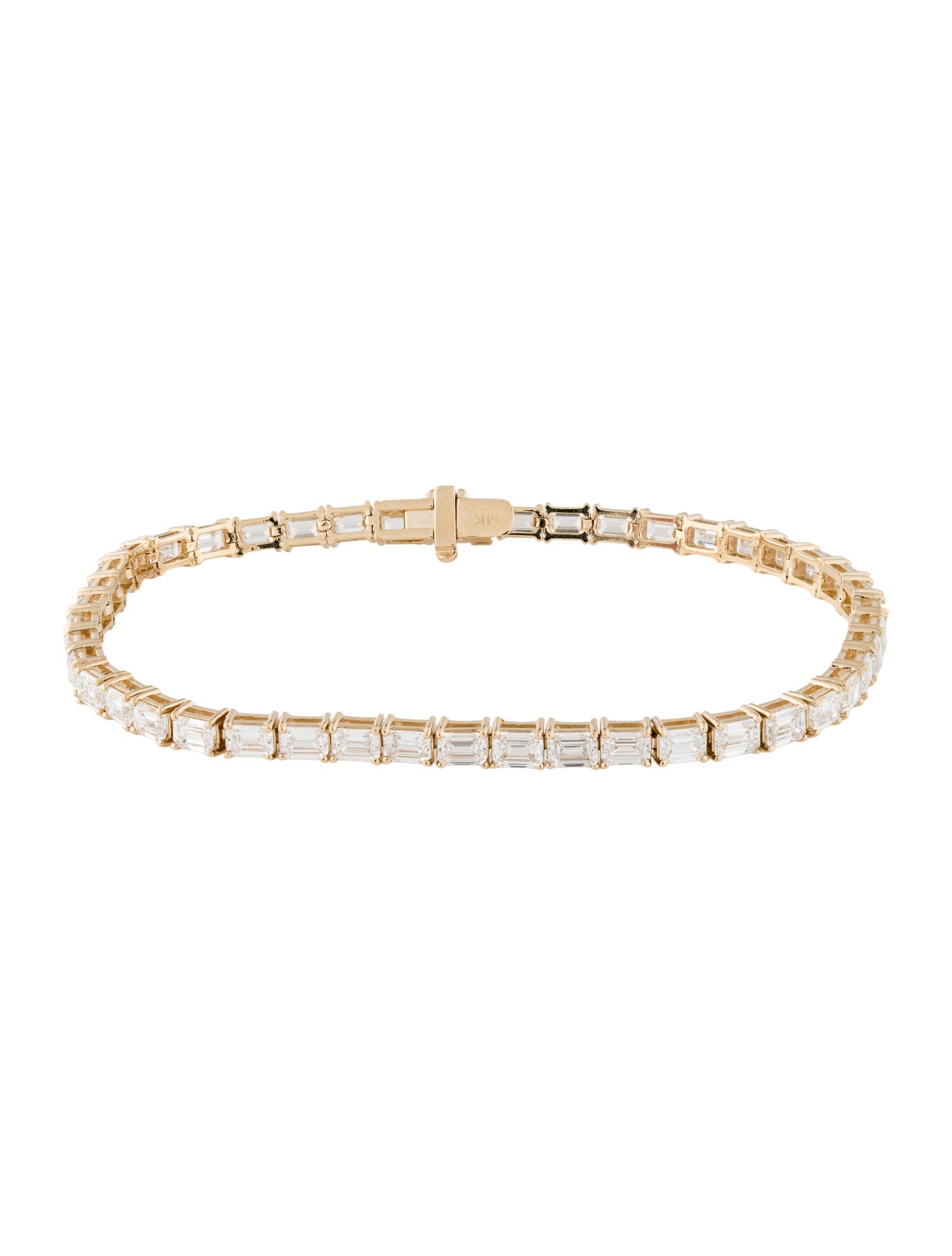 Bracelet 14K 7.41ctw LAb-Grown Diamond Tennis Bracelet
