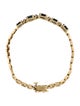 Bracelet 14K 3.03ct. Sapphire & Diamond Station Link Bracelet