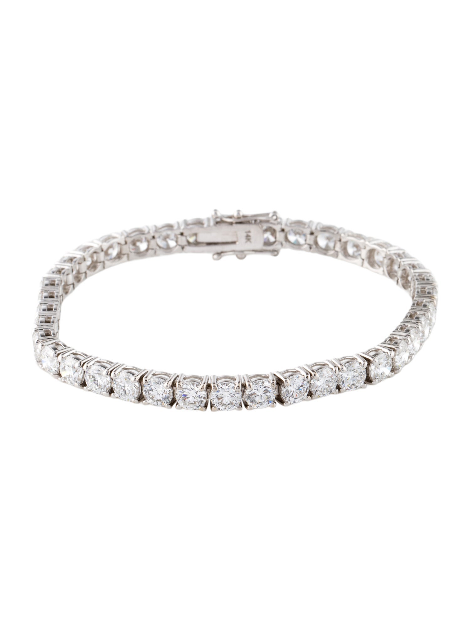 Bracelet 14K 13.30ctw Lab-Grown Diamond Tennis Bracelet