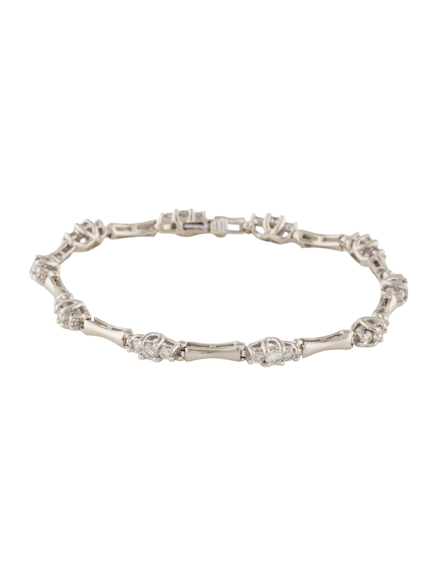Bracelet 14K 1.80ctw Diamond Link Bracelet