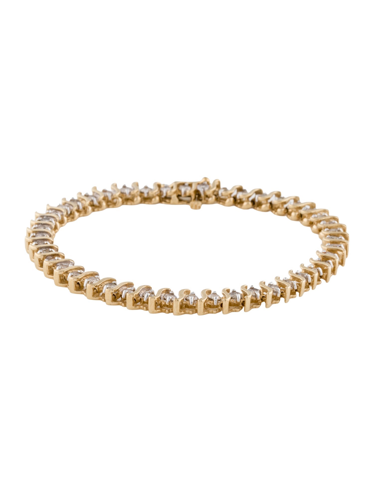 Bracelet 14K 2.20ctw Diamond Link Bracelet