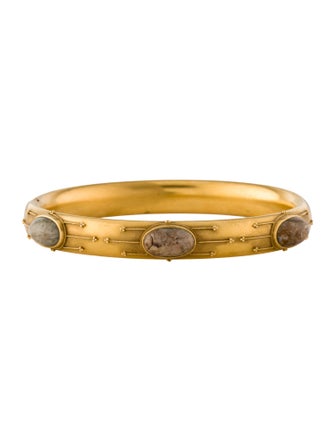 Bracelet 14K Victorian Jasper Bangle
