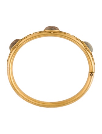 Bracelet 14K Victorian Jasper Bangle