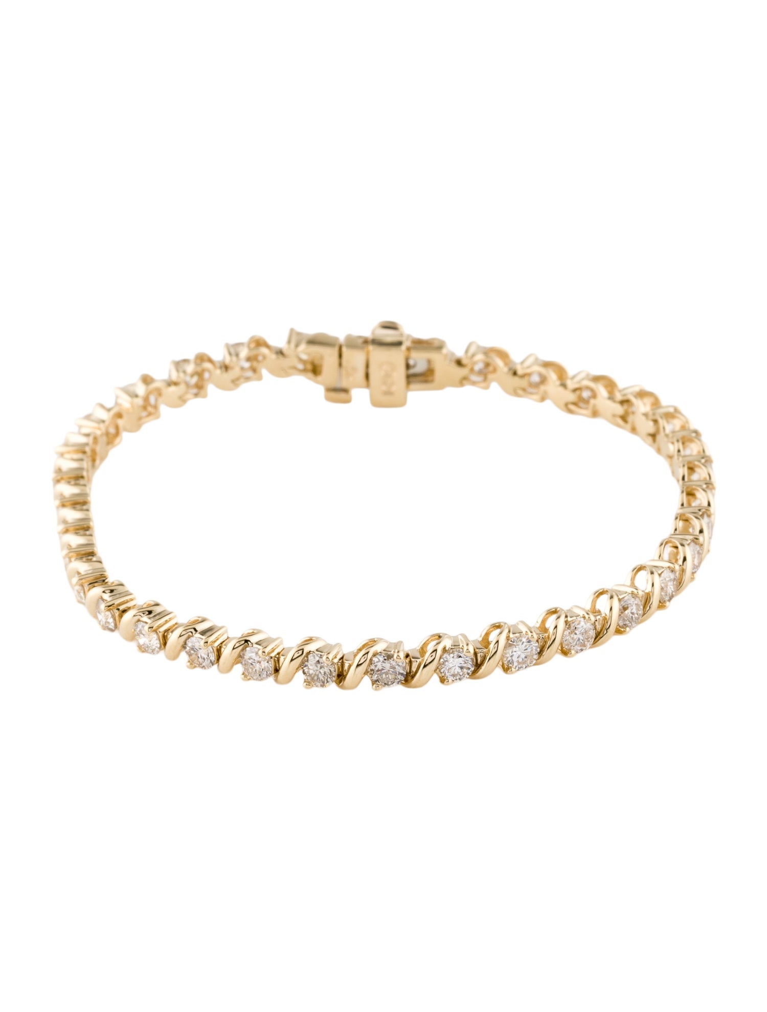 Bracelet 14K 3.75ctw Diamond Link Bracelet