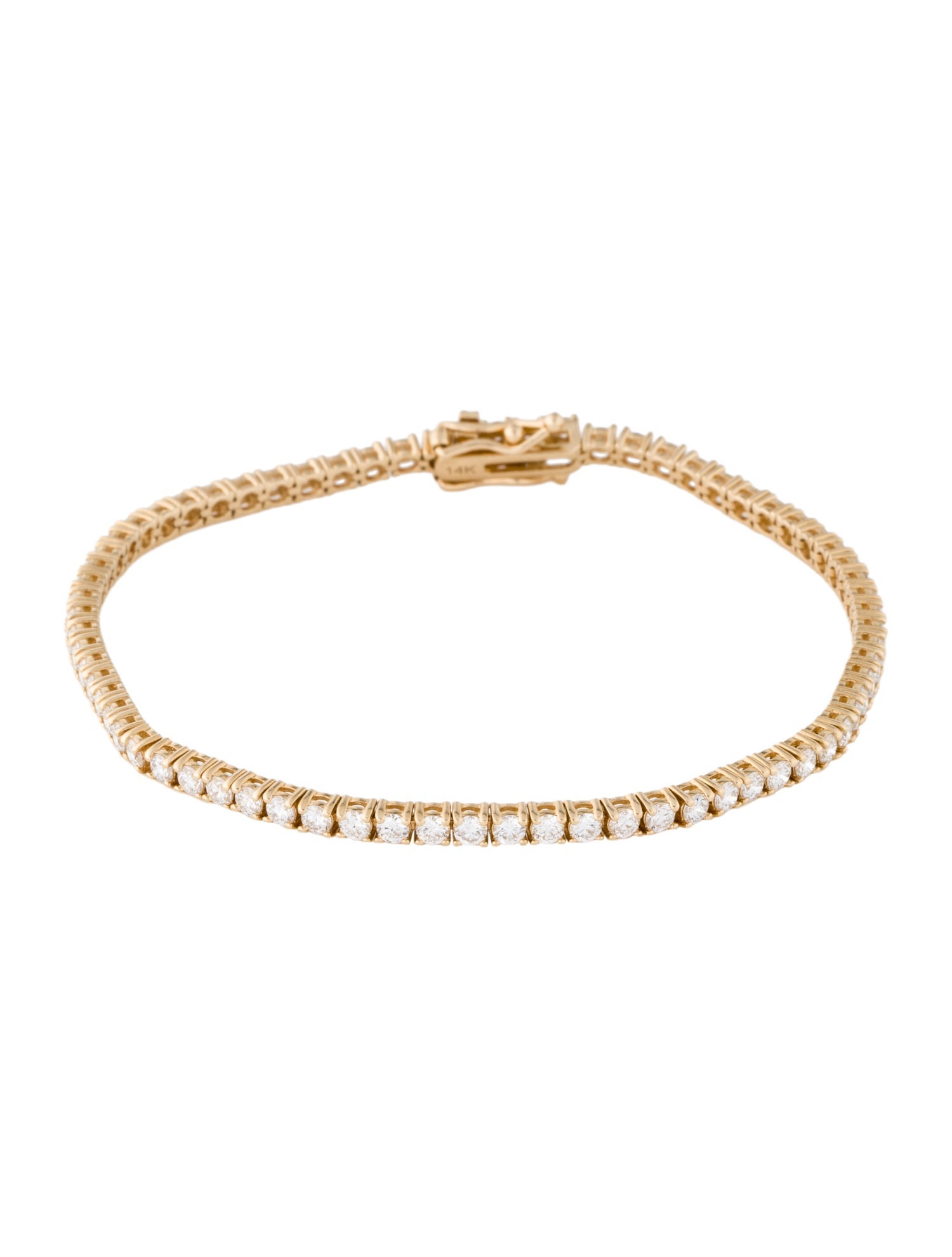 Bracelet 14K 3.03ctw Lab-Grown Diamond Tennis Bracelet