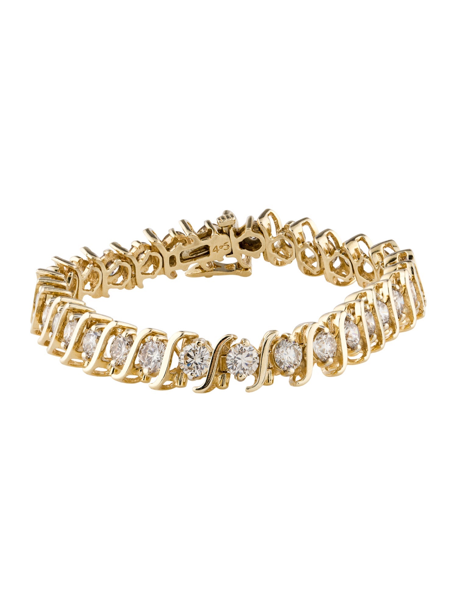 Bracelet 14K 10.03ctw Diamond Tennis