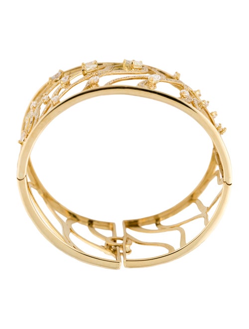 Bracelet 18K 4.18ctw Diamond Bangle Bracelet