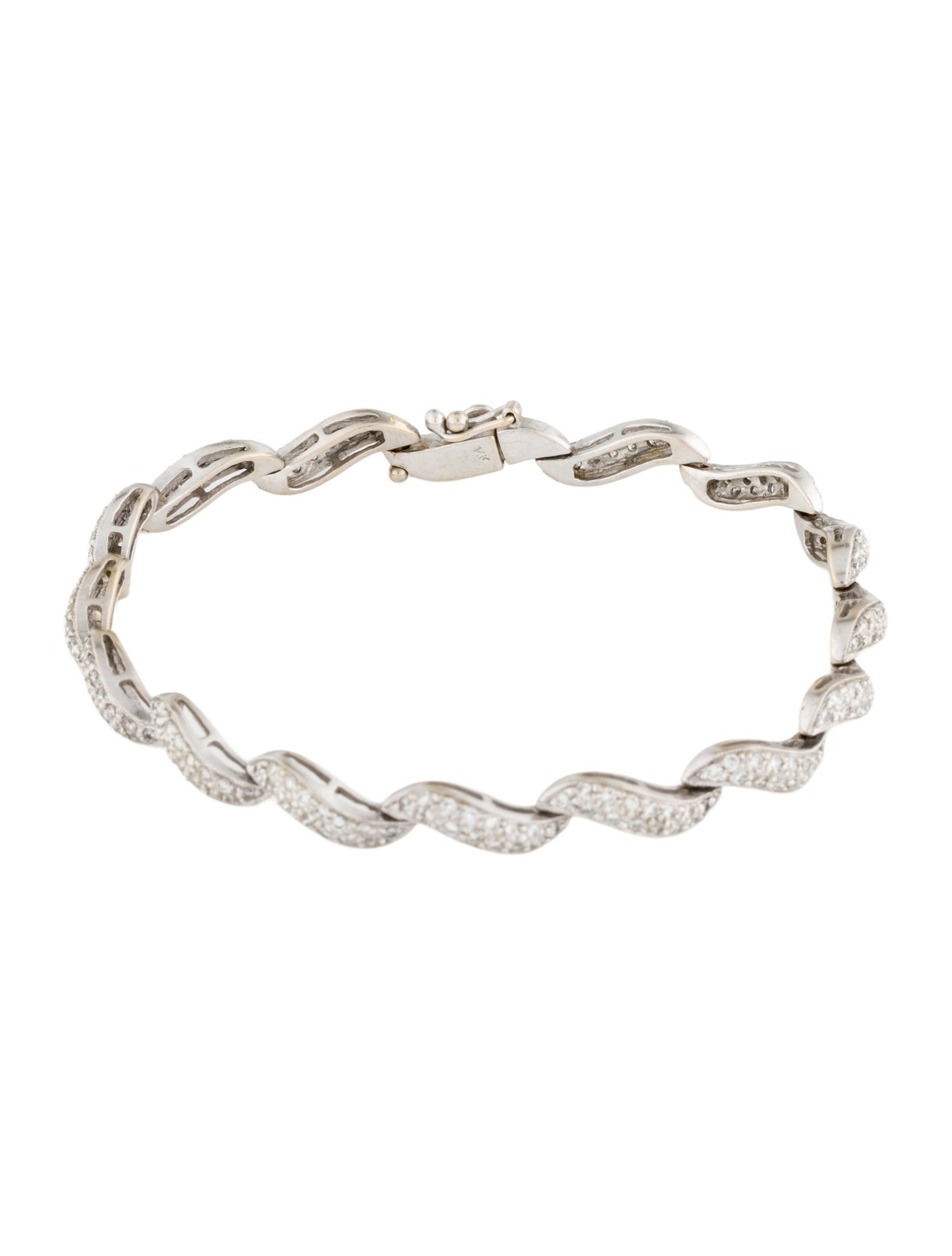 Bracelet 14K 1.54ctw Diamond Link