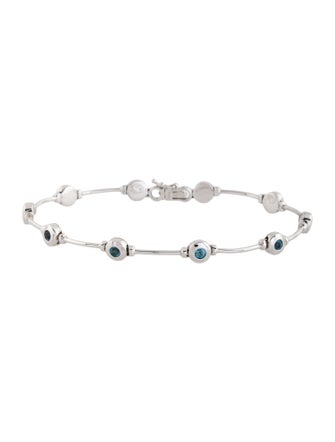 Bracelet 18K Topaz Link Bracelet
