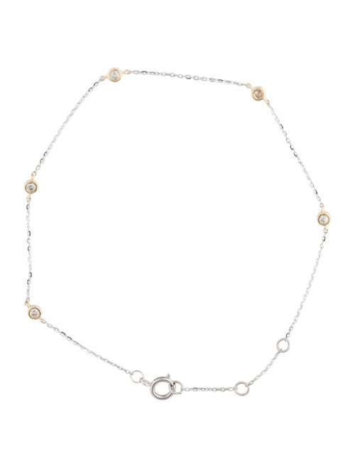 Bracelet 14K Diamond Station Bracelet