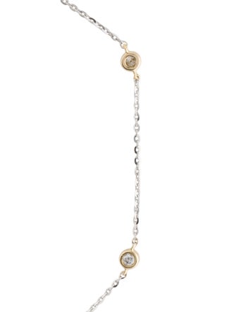 Bracelet 14K Diamond Station Bracelet