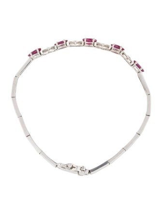 Bracelet 14K 1.15ctw Ruby & Diamond Bracelet