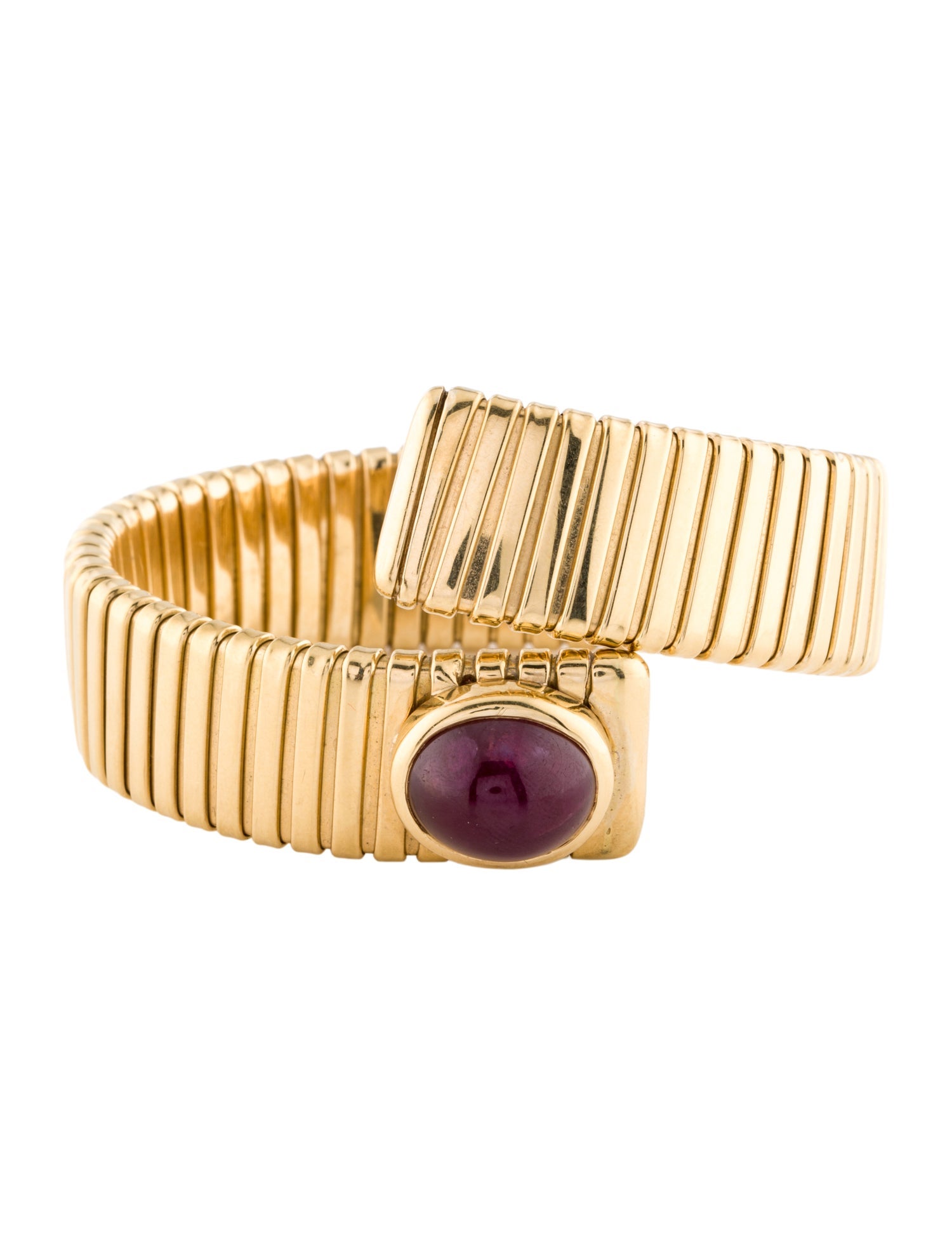 Bracelet 18K Ruby Coin Cuff Bracelet