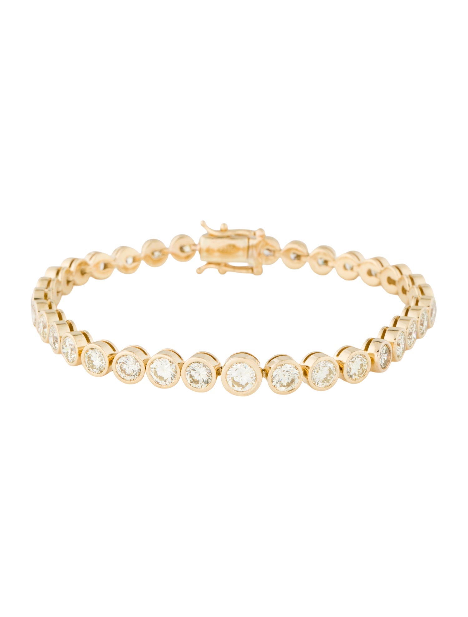 Bracelet 18K 9.16ctw Diamond Link Bracelet