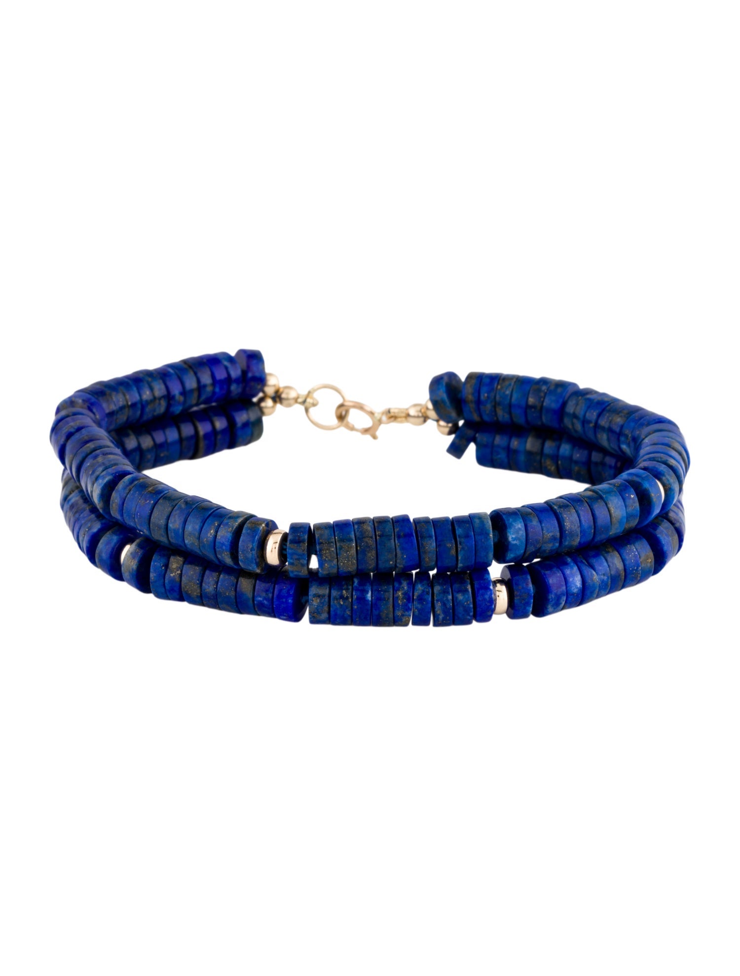 Bracelet 14K Lapis Lazuli Double Strand