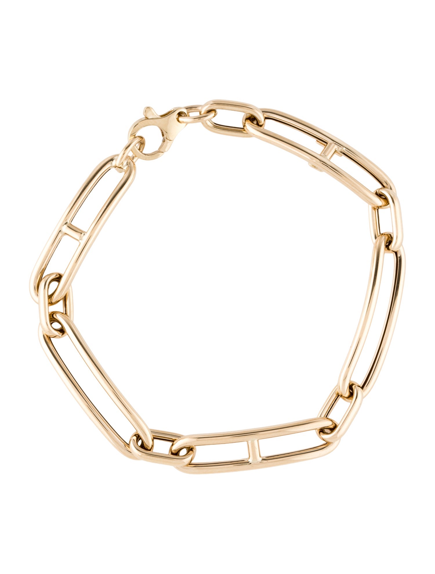 Bracelet 14k Mariner Elongated Alternating Link